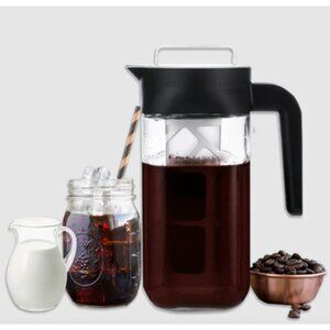 Eco Chef Glass Cold Brew Coffee Maker 4 Cup New In Box